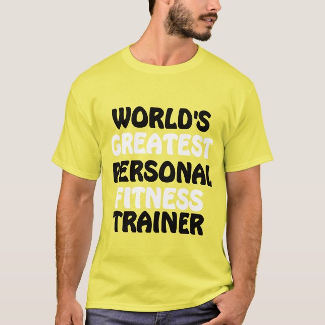 Camiseta O maior treinador de Malhações pessoal do mundo (Frente)