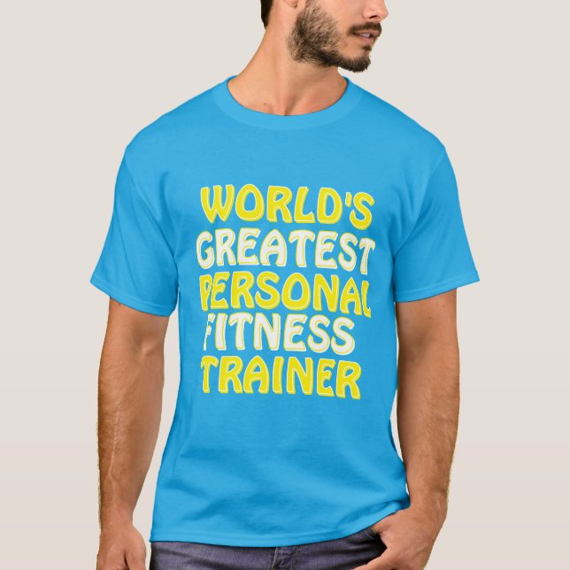 Camiseta O maior treinador de Malhações pessoal do mundo (Frente)