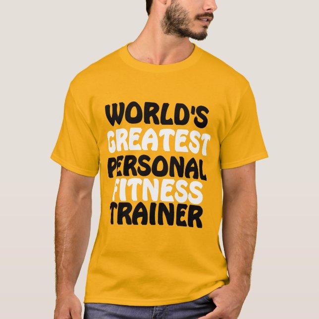 Camiseta O maior treinador de Malhações pessoal do mundo (Frente)