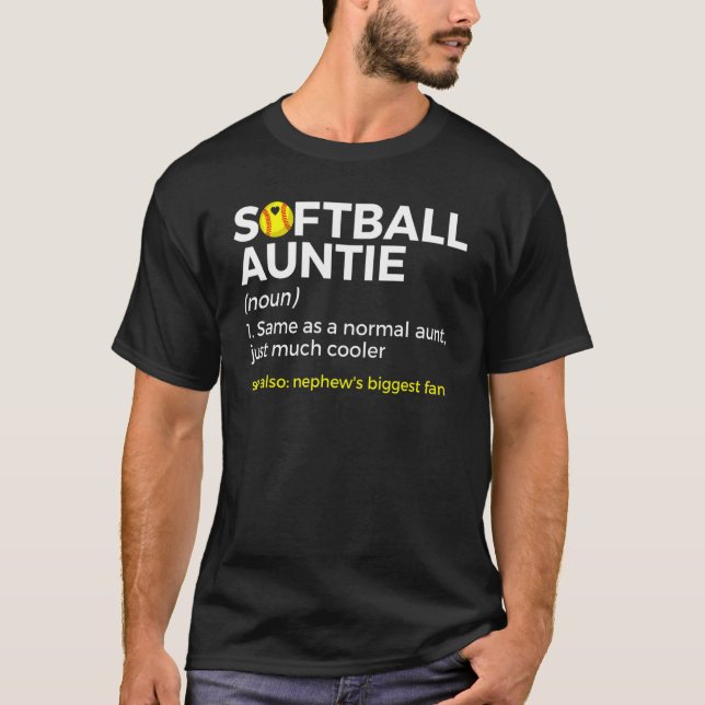 Camiseta O maior ventilador do sobrinho da definição de tia (Frente)