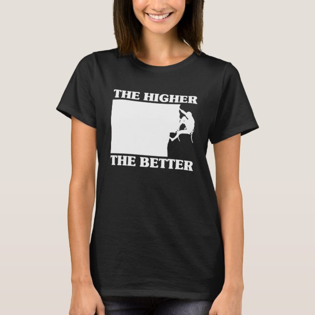 Camiseta O Mais alto Do Melhor Esporte Climático A Subir (Frente)