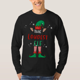 Camiseta O Mais Alto Elf Correspondendo À Família De Natal