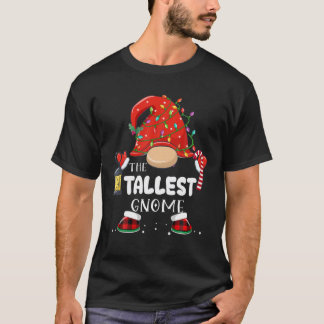 Camiseta O Mais Alto Gnomo Engraçado Noel Hat Correspondend