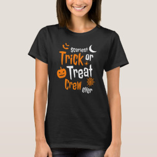 Camiseta O mais assustador truque e trate a tripulação do H