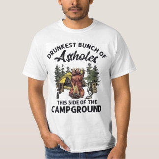 Camiseta O mais bêbado grupo de Asshols
