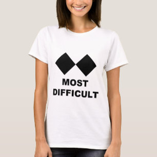 Camiseta O mais difícil