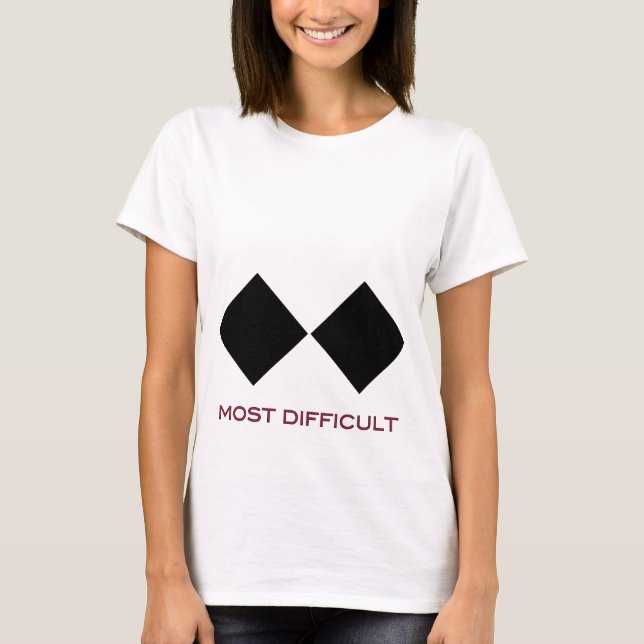 Camiseta O mais difícil (Frente)