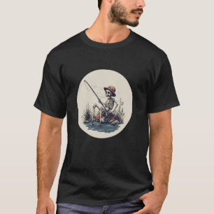 Camiseta O Mais Engraçado Pescador Morto-Vivo Já Visto para