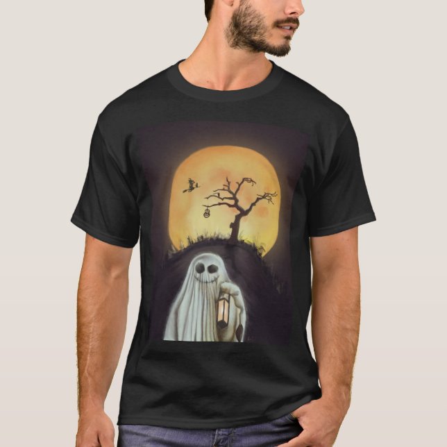 Camiseta O mais feliz dos Halloween! (Frente)