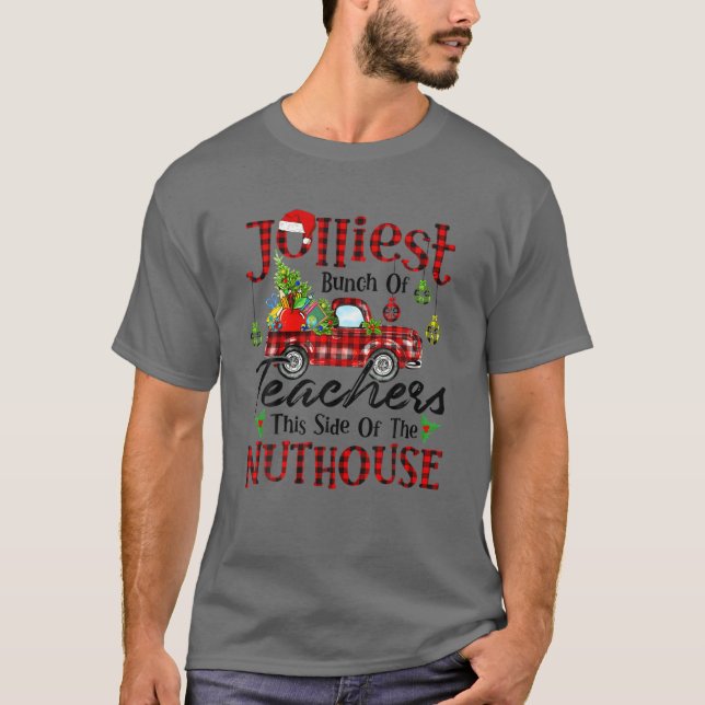 Camiseta O Mais Jolliest De Professores Deste Lado Da Nutho (Frente)