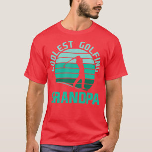 Camiseta O mais legal presente de Golfing Avô pro Esporte