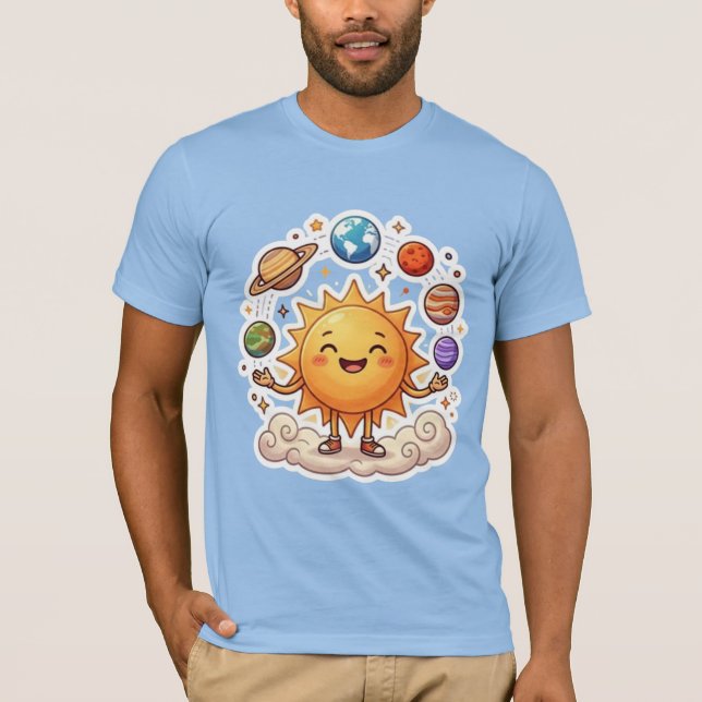 Camiseta O Malabarista Cósmico (Frente)