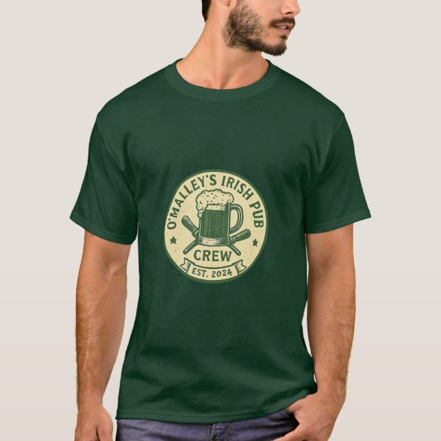 Camiseta O’Malley’s Irish Pub Crew St. Patrick’s Day (Frente)