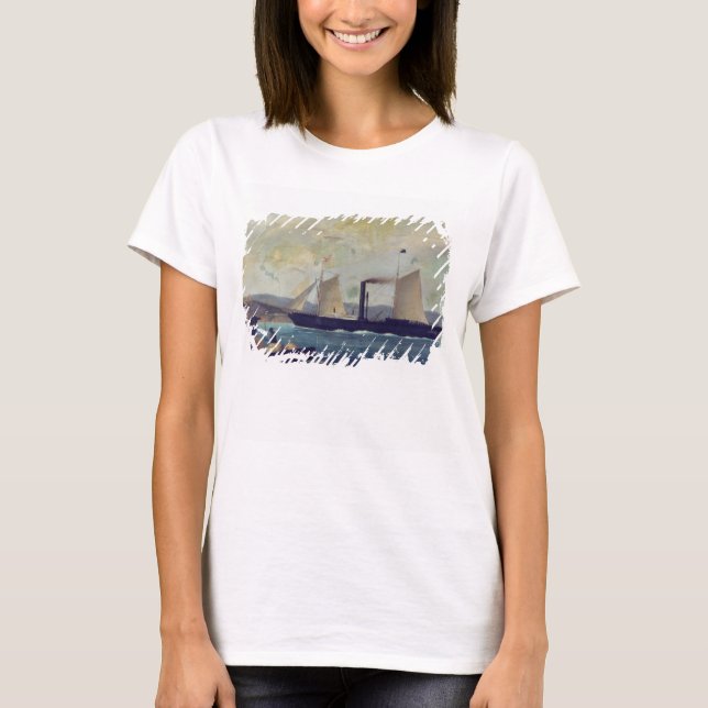 Camiseta O "Mallorcan", navio no qual George Sand e Cho (Frente)