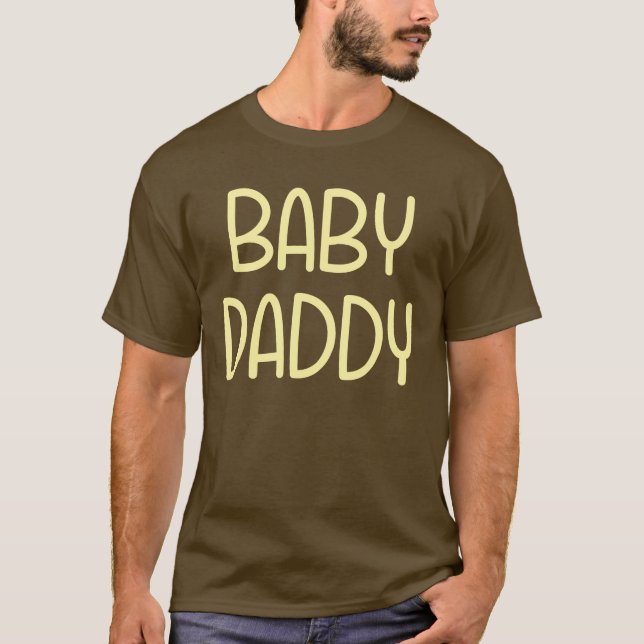 Camiseta O Mama Bebê Pai do bebê (isto é pai) (Frente)