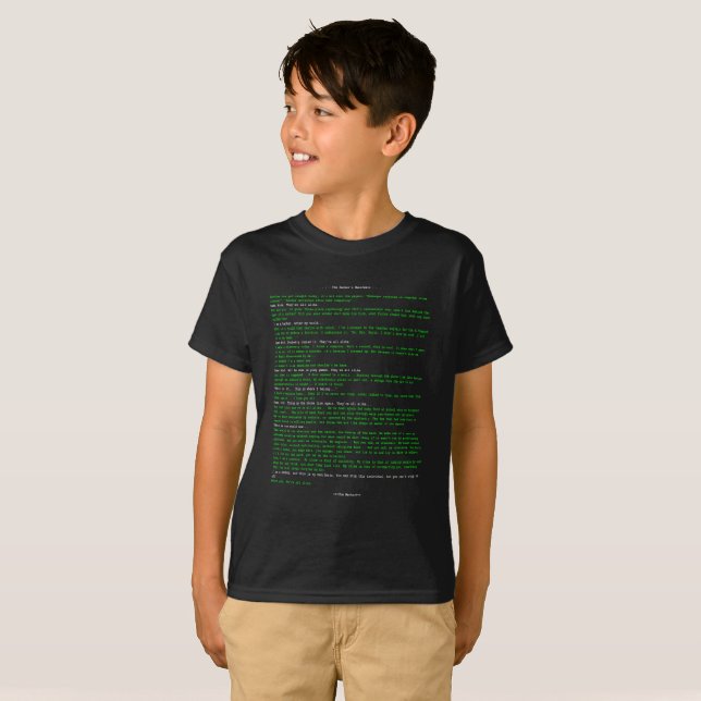Camiseta O Manifesto do Hacker (Frente Completa)