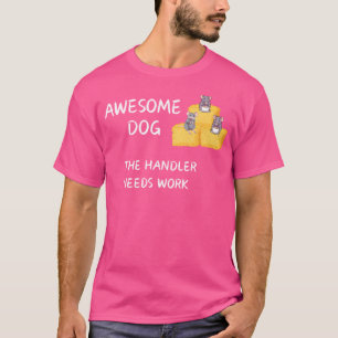 Camiseta O Manipulador De Cachorros Fantástico Do Café Da C