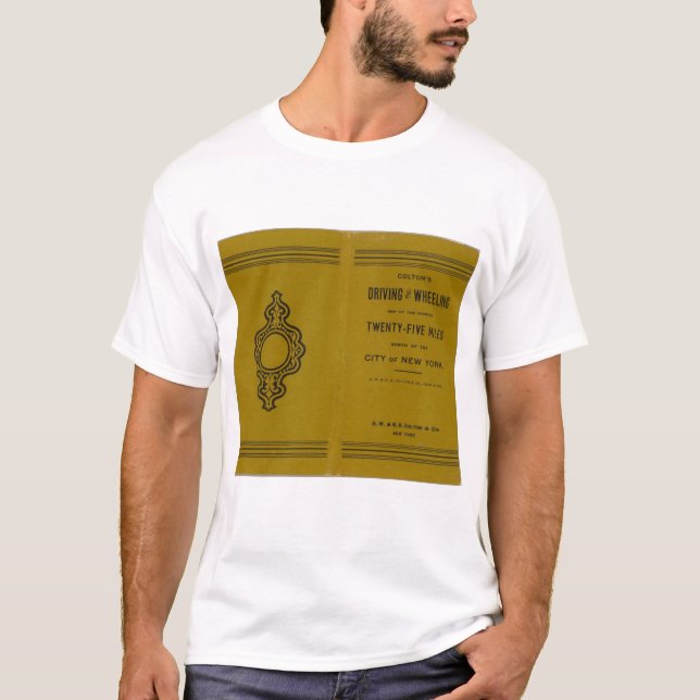Camiseta O mapa de condução e de roda de Colton dos E.U. 3 (Frente)