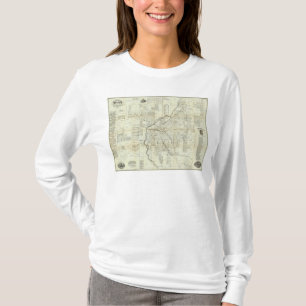 Camiseta O mapa de Thayer de Denver Colorado