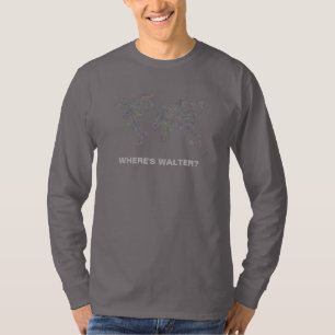 Camiseta O MAPA DO MUNDO, ONDE É WALTER? Personalize!