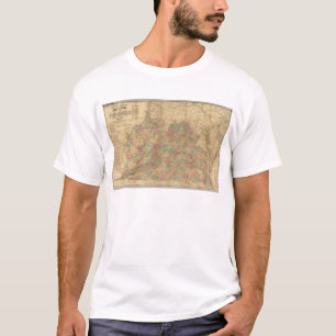 Camiseta O mapa oficial de Lloyd do estado de Virgínia