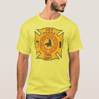 O mar estaciona o departamento dos bombeiros