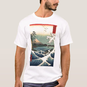 Camiseta O mar fora de Satta por Utagawa Hiroshige
