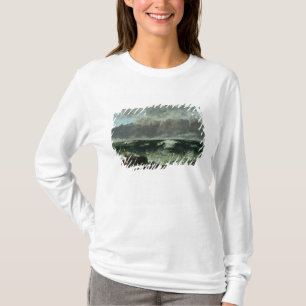 Camiseta O mar tormentoso ou, a onda, 1870
