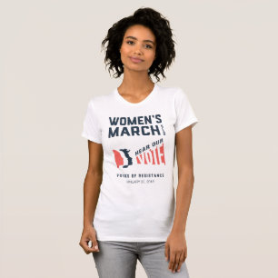Camiseta O março SLO das mulheres - em janeiro de 2018