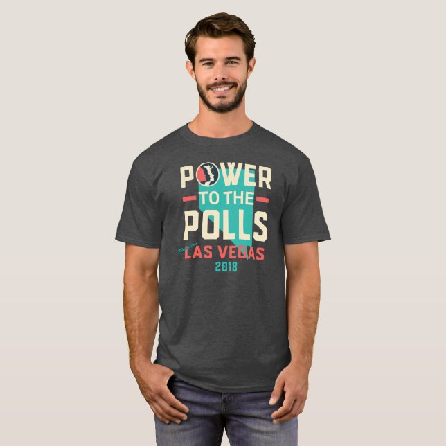 Camiseta O março T escuro de Las Vegas das mulheres - (Frente Completa)
