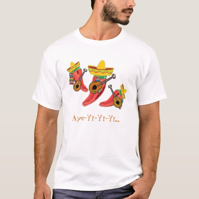Camiseta O Mariachi mexicano une o t-shirt (Frente)