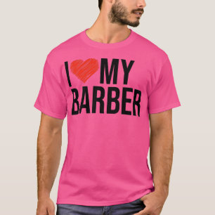 Camiseta O marido da Barber dá-lhe presentes