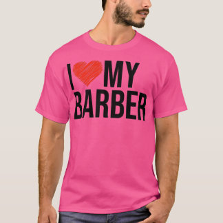 Camiseta O marido da Barber dá-lhe presentes