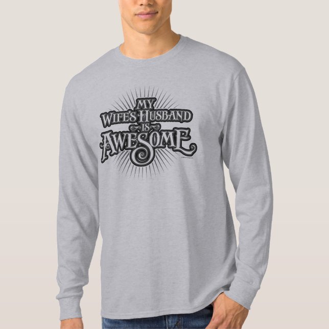 Camiseta O Marido de Minha Esposa é Incrível (Frente)