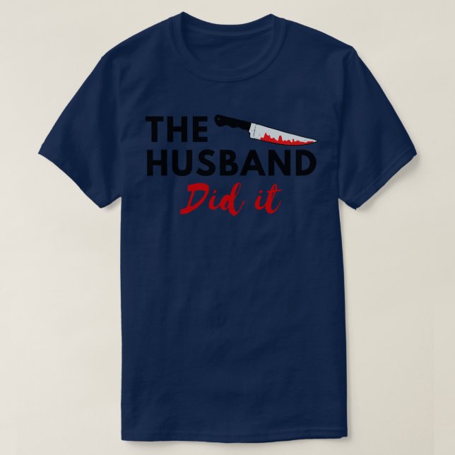Camiseta O Marido Fez 8 (Frente do Design)