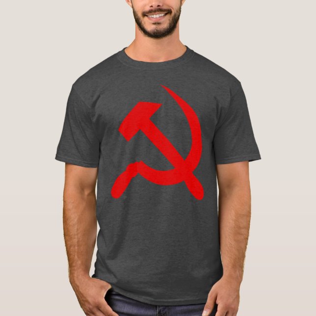 Camiseta O martelo e a foice (vermelho) (Frente)