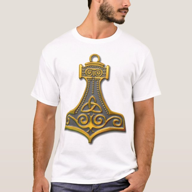 Camiseta O Martelo-ouro do Thor (Frente)