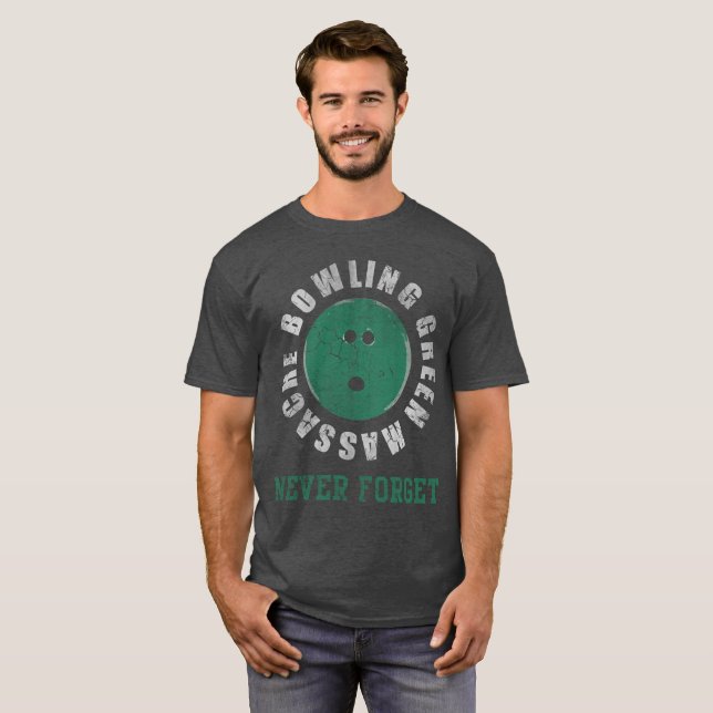 Camiseta O massacre de Bowling Green nunca esquece (Frente Completa)
