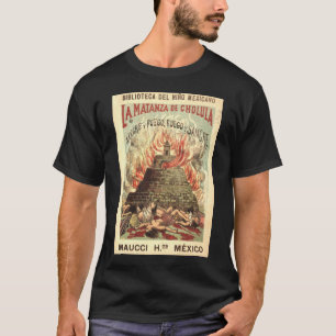 Camiseta O massacre em Chulula ou sangue e fogo, ateia fogo