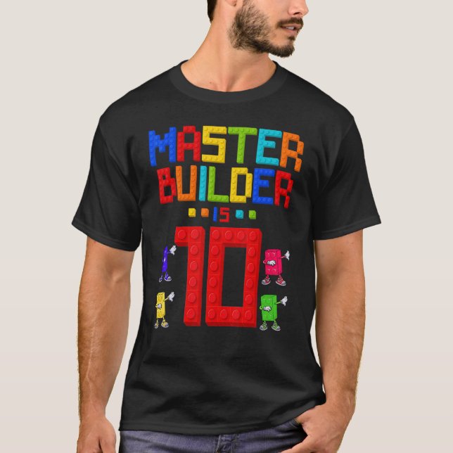 Camiseta O Master Builder é o 10 anos do edifício 10º anive (Frente)