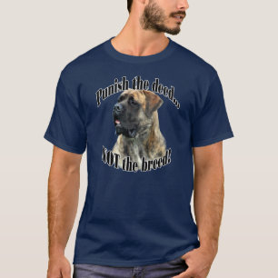 Camiseta O Mastiff rajado pune o t-shirt da ação