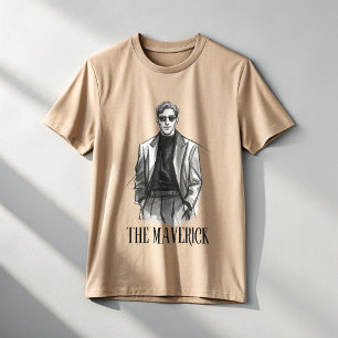 Camiseta O Maverick   Mentalidade Alfa Ousada