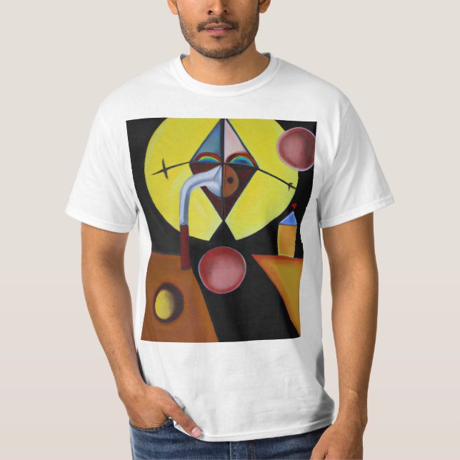 Camiseta O Médico da Peste - Pintura a Óleo (Frente)