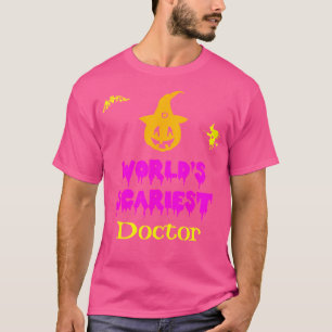 Camiseta O Médico Mais Assustador Do Mundo, O Fato De Hallo