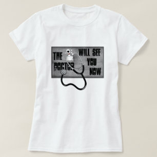 Camiseta O Médico Vai Ver-Te Agora, Engraçado Veterinári