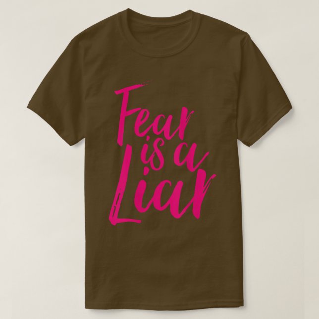 Camiseta O Medo Das Mulheres É Uma Mentira Motivação Positi (Frente do Design)
