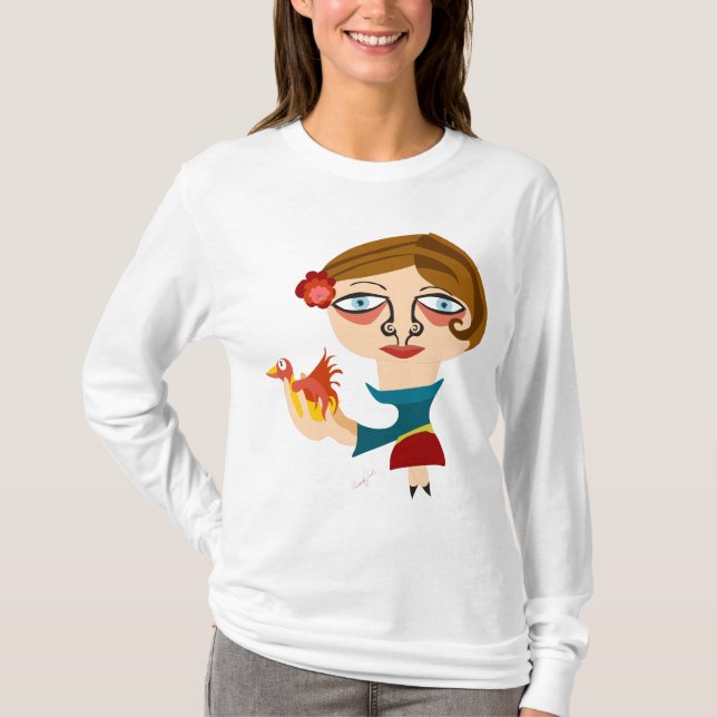 Camiseta O medo do vôo (Frente)