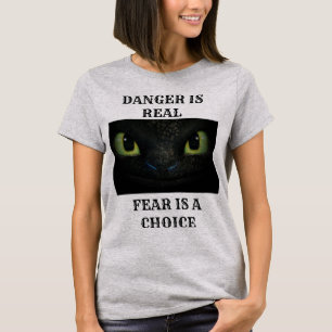 CAMISETA O MEDO É UMA ESCOLHA