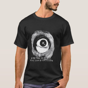 Camiseta O Medo Morre Quando Você Enfrenta Citação de Mark