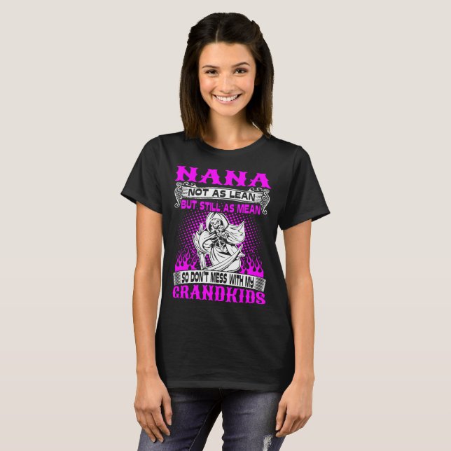Camiseta O meio nao magro de Nana ainda não suja com netos (Frente Completa)